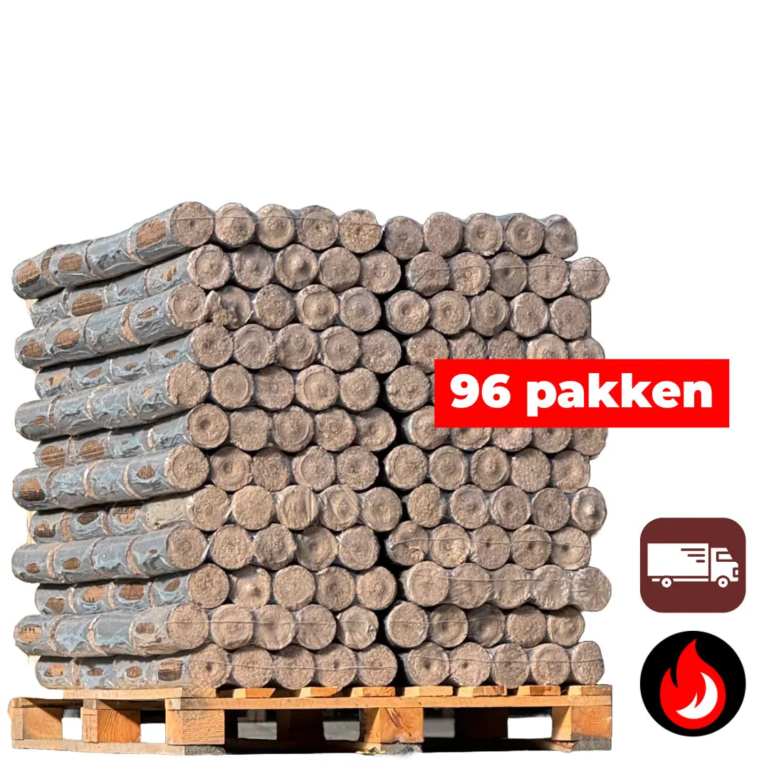 Nestro Briketten | Hardhout | 96 pakken