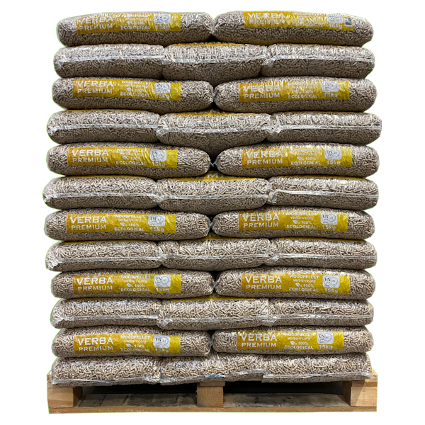 Verba Premium (lichte) houtpellets | ENplus A1 | 975 kg | Inclusief bezorging