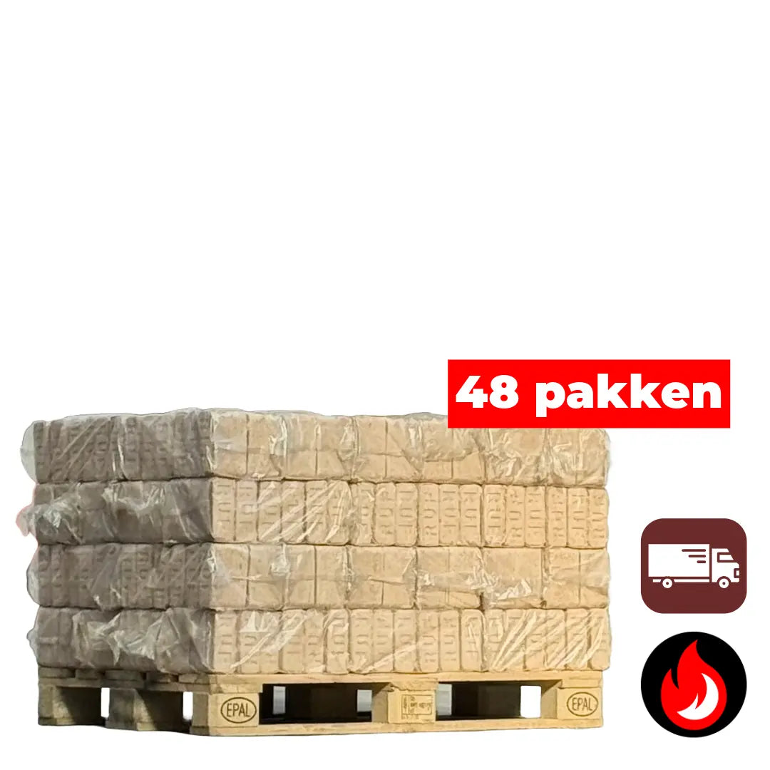 RUF Briketten | Beuk | 48 pakken