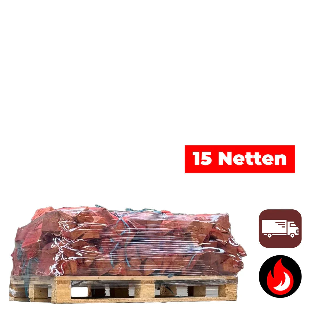 15 Zakken Eiken Haardhout 22L