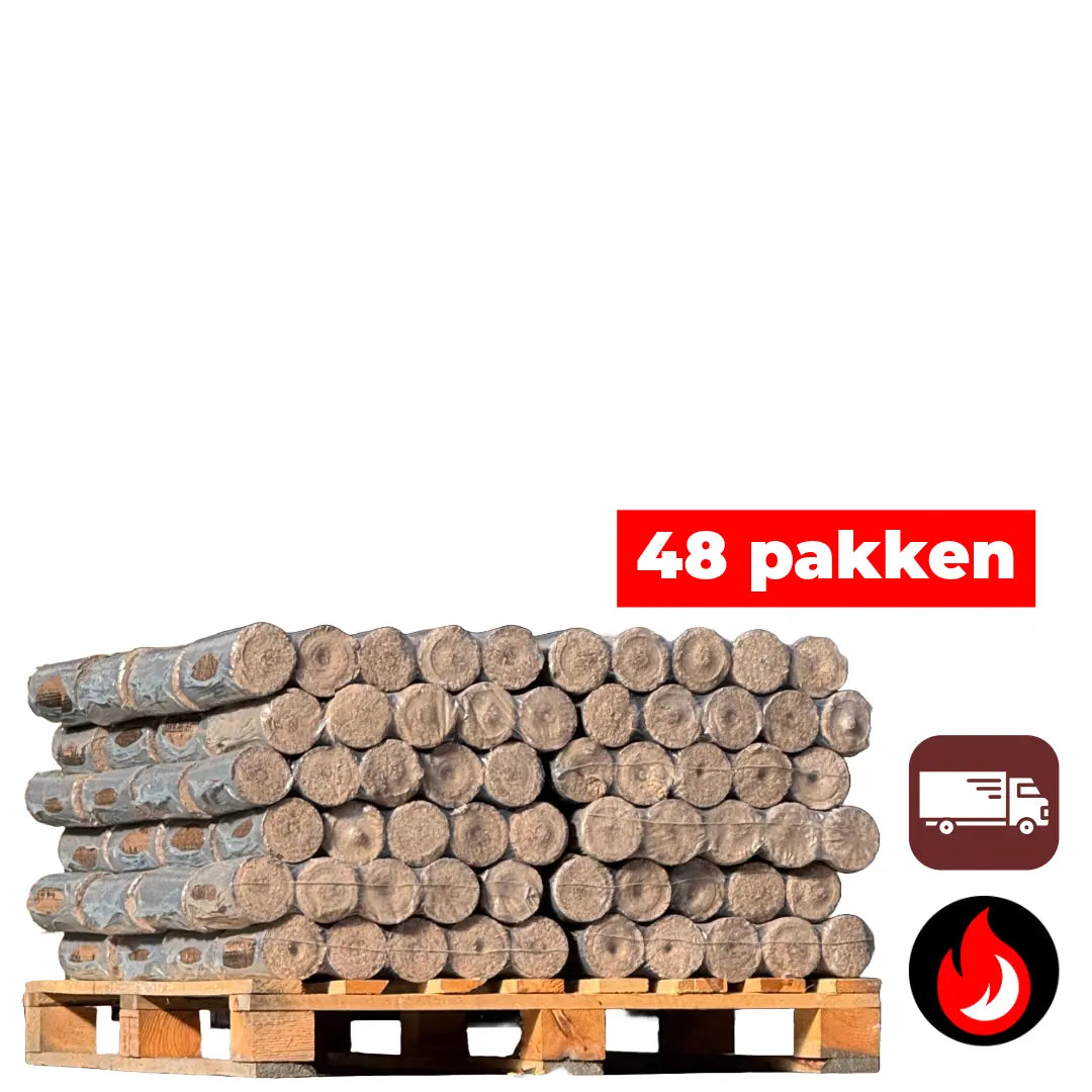 Nestro Briketten | Hardhout | 48 pakken
