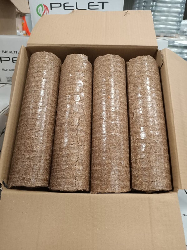 Briketten Nestro eik/beuk 1 pallet - 96 x 10 kg.