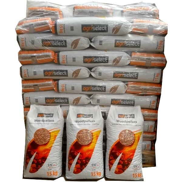 Agri Select Mixed-Wood Pelletkorrels - 65 x 15 kg