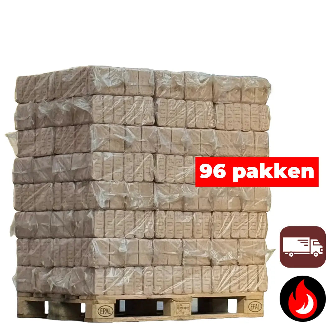 RUF Briketten | Beuk | 96 pakken